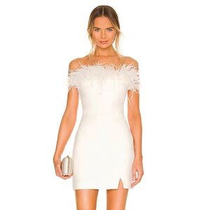 LIKELY Katy dress white